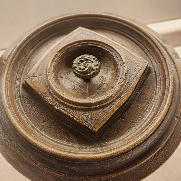 Vintage faux wood Insulated ice bucket - Picture 3 of 10